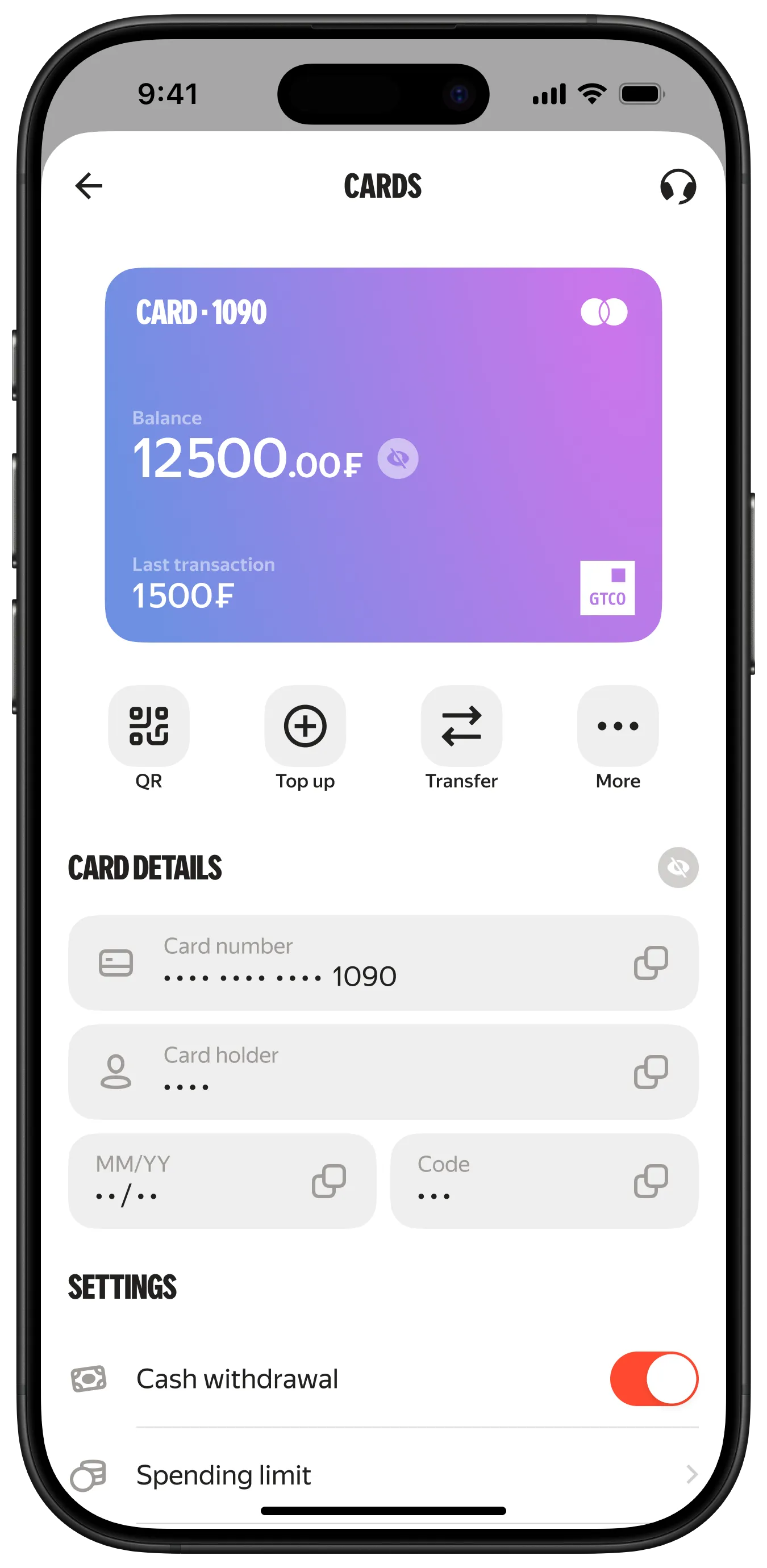 Yango Pay Screen