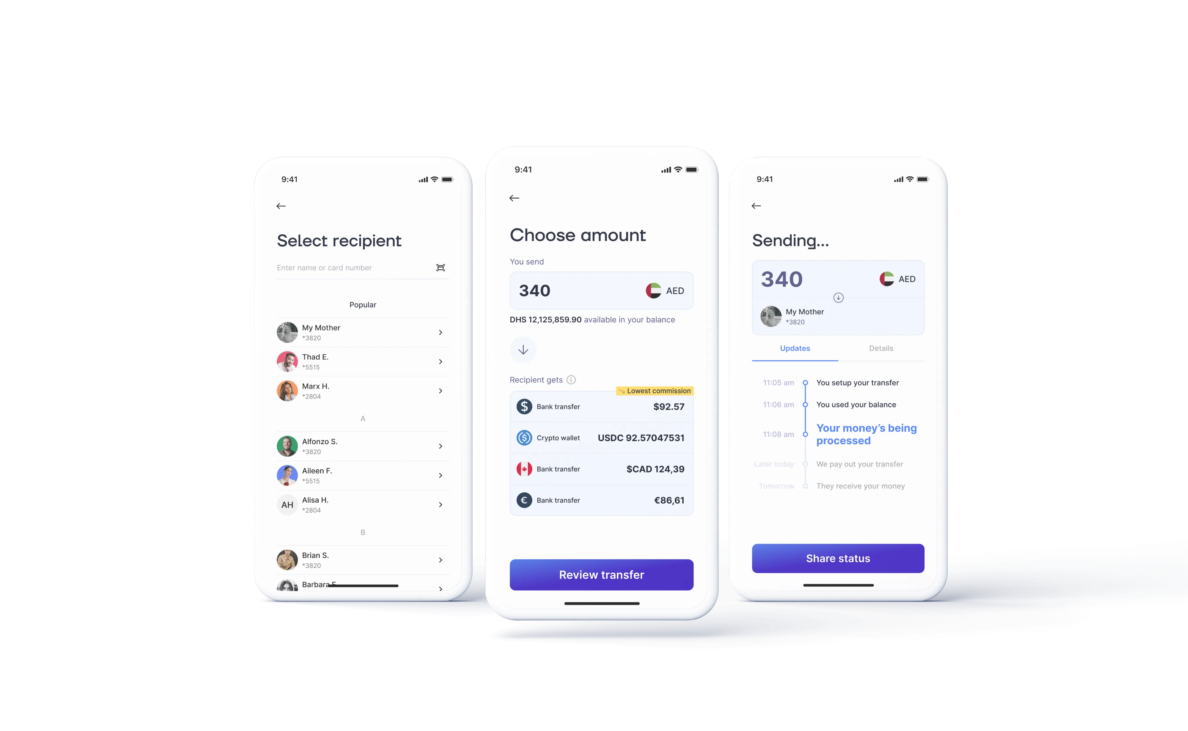Keytom App Screens